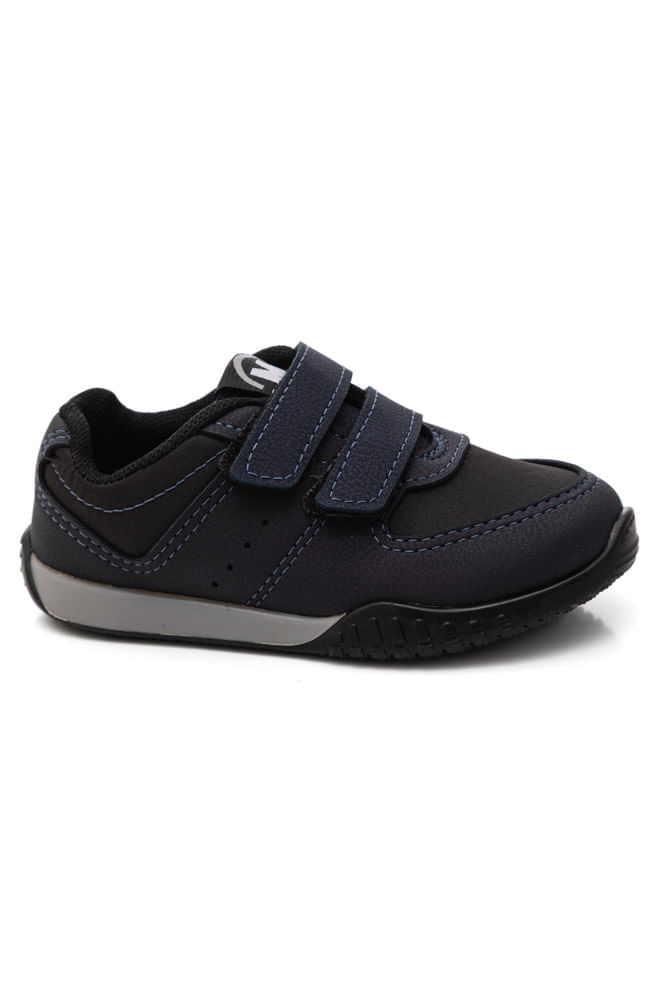 Tênis Molekinho Casual Infantil Menino Velcro 2651.103.31327 Marinho