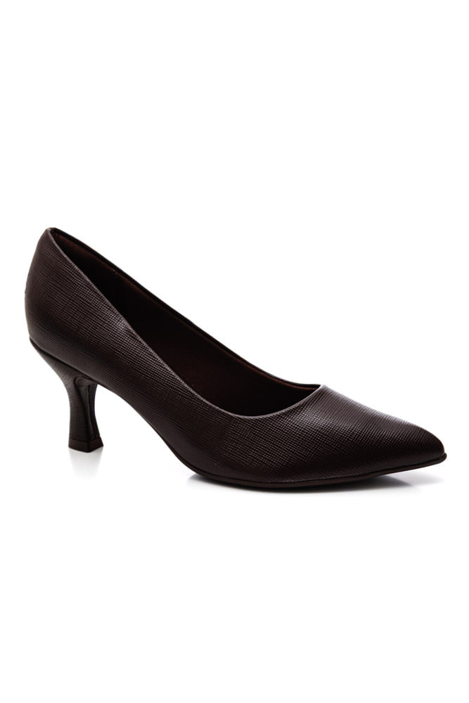 Sapato Scarpin Piccadilly Marrom