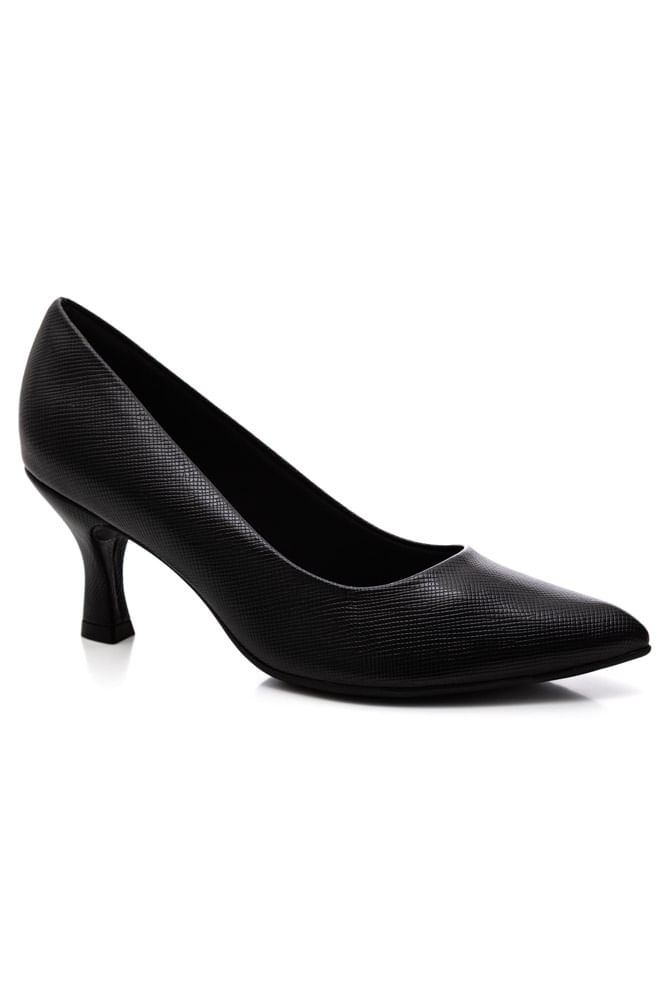 Sapato Scarpin Piccadilly Preto