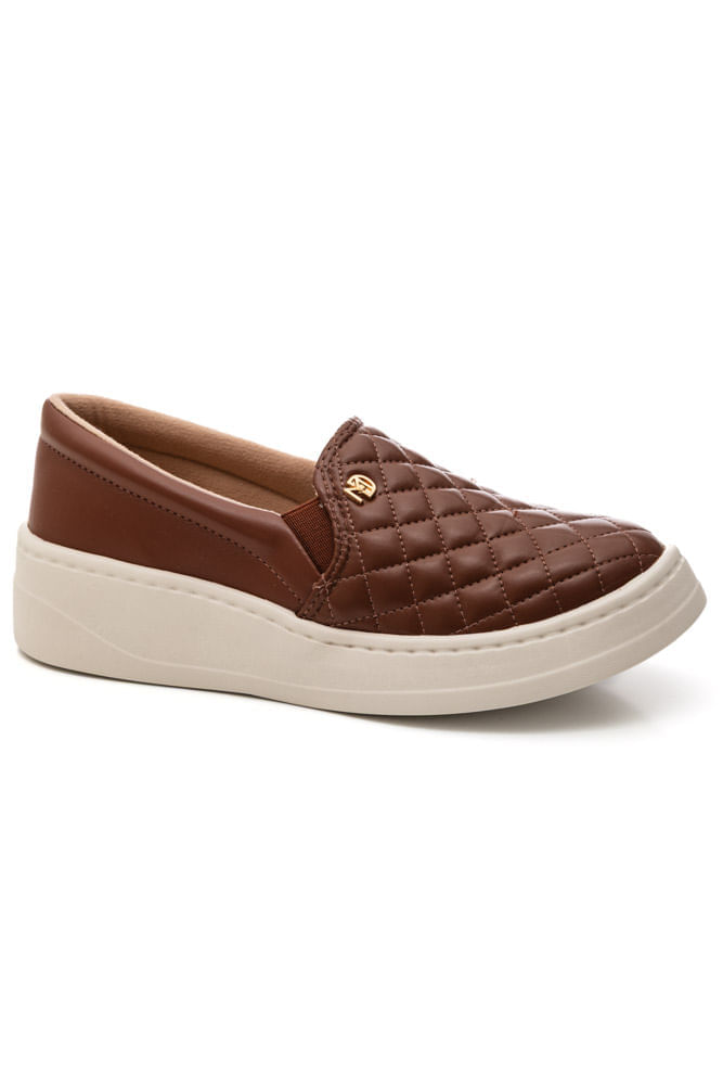 Tênis Modare Casual Feminino Slip On 7402.108.29292 Marrom