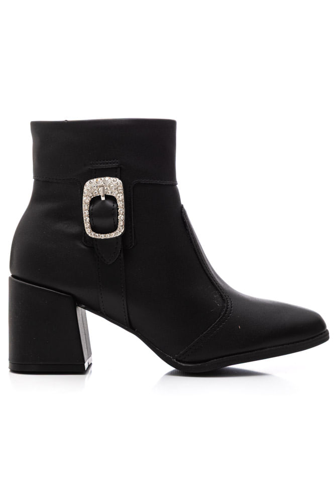 Bota Moleca Feminina Fivela 5352.101.23580 Preto
