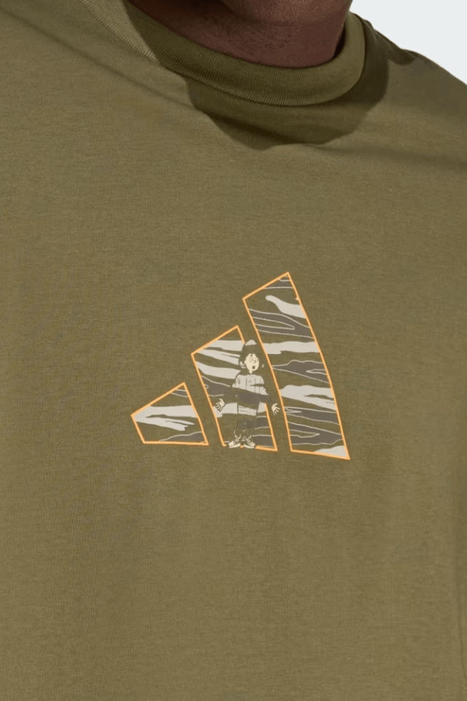 Camiseta Adidas Camo Explorer Masculino Jz7502 Verde