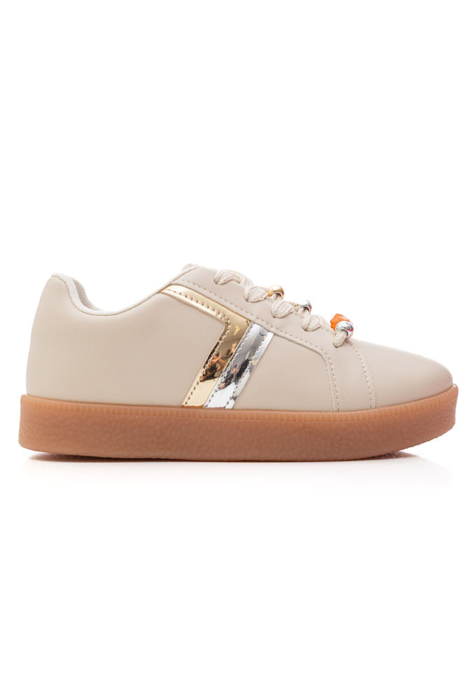 Tênis Molekinha Casual Juvenil Menina 2582.112.12638 Off-White