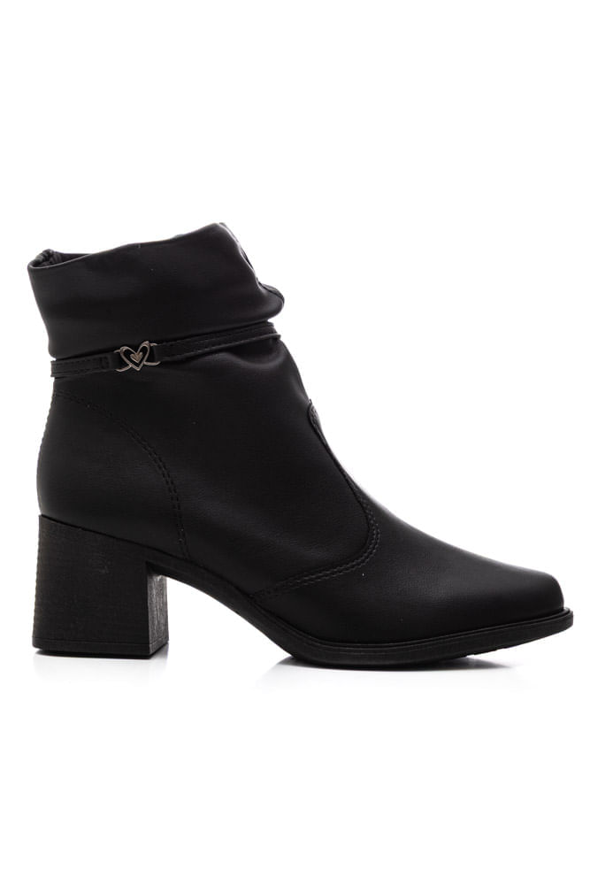 Bota Mississipi Ankle Boot Feminina J0346-01 Preto