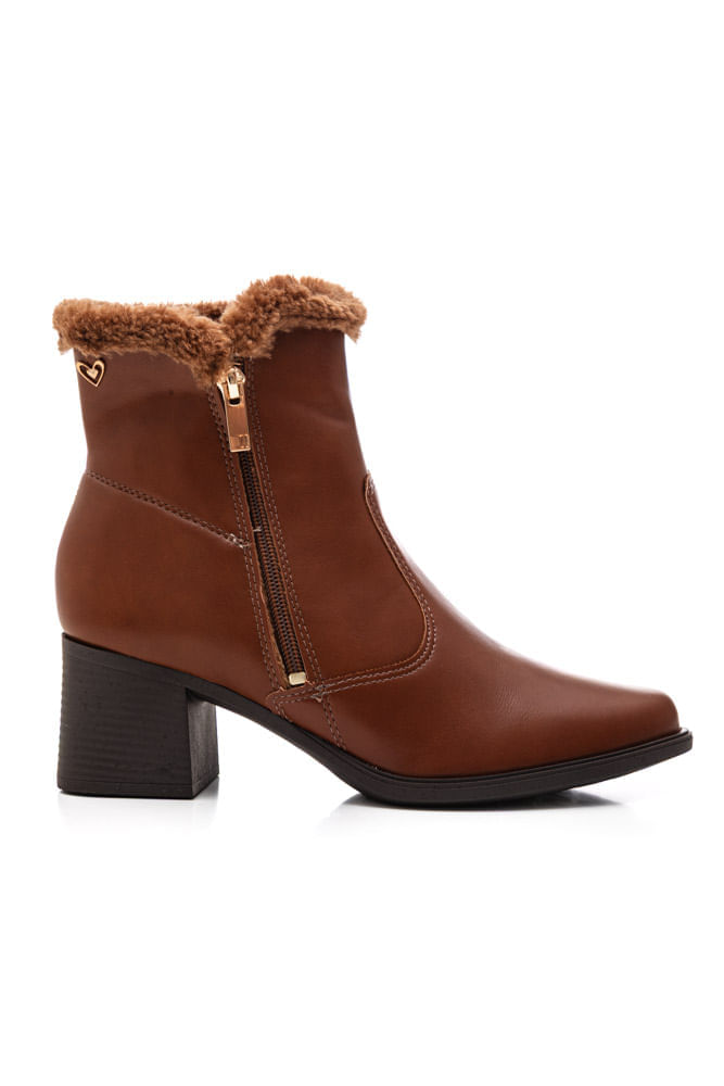Bota Mississipi Ankle Boot Feminina J0345-03 Caramelo