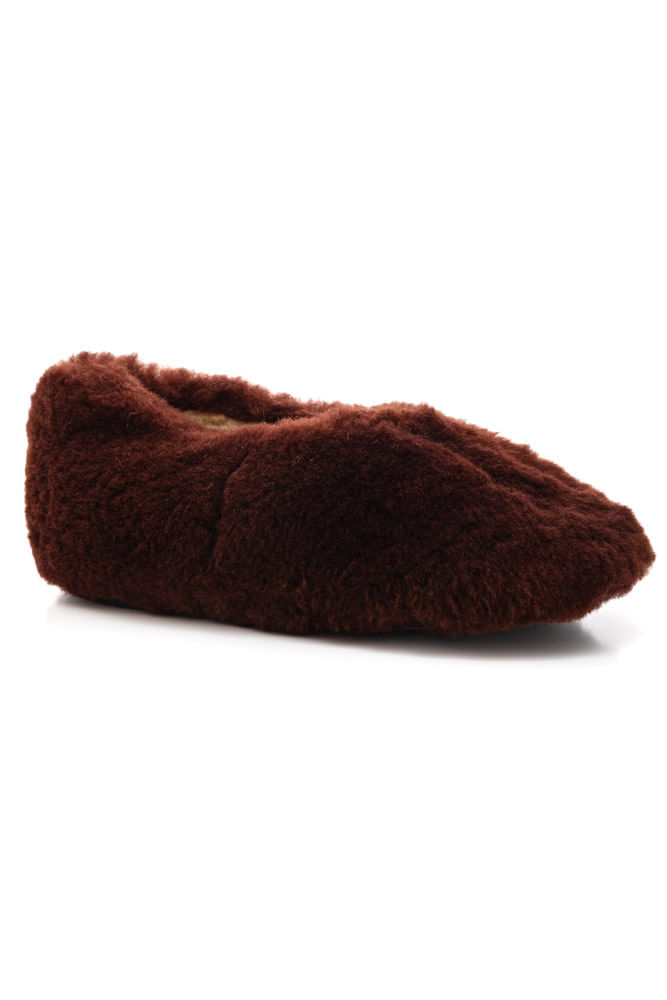 Pantufa Inpele Unissex 505 Marrom