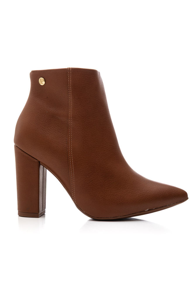Bota Vizzano Cano Curto Feminina 3105.100.23572 Caramelo