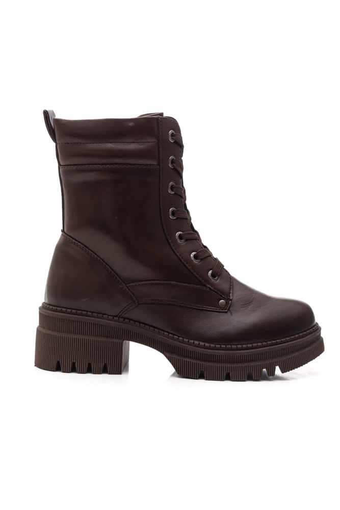 Bota Coturno Mooncity Feminina 72270 Marrom