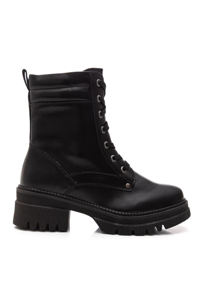 Bota Coturno Mooncity Feminina 72270 Preto