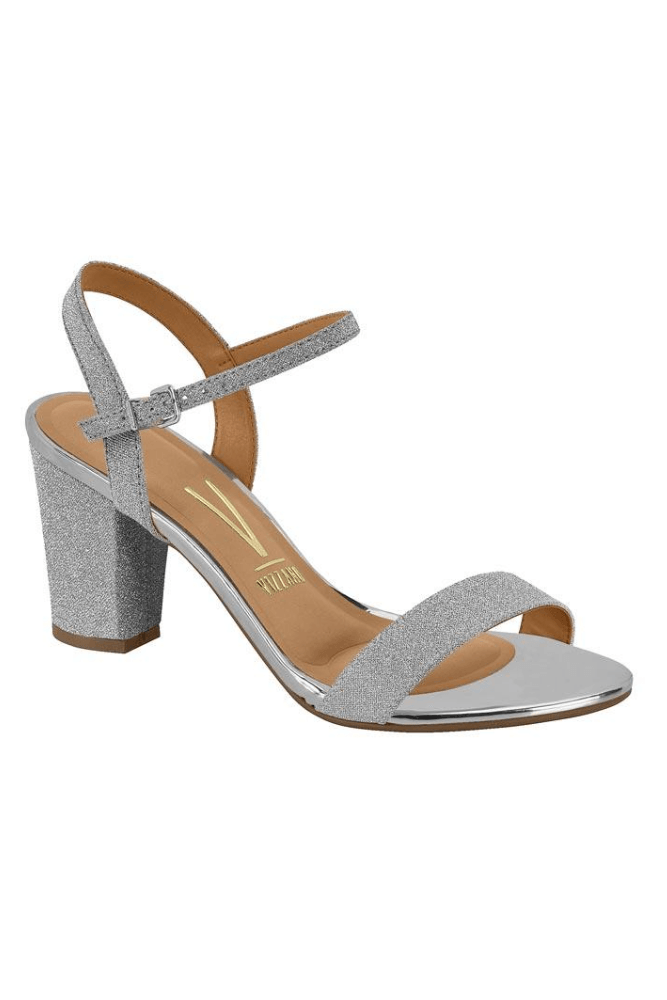 Sandália Vizzano Feminina Glitter 6262.474.26594 Prata