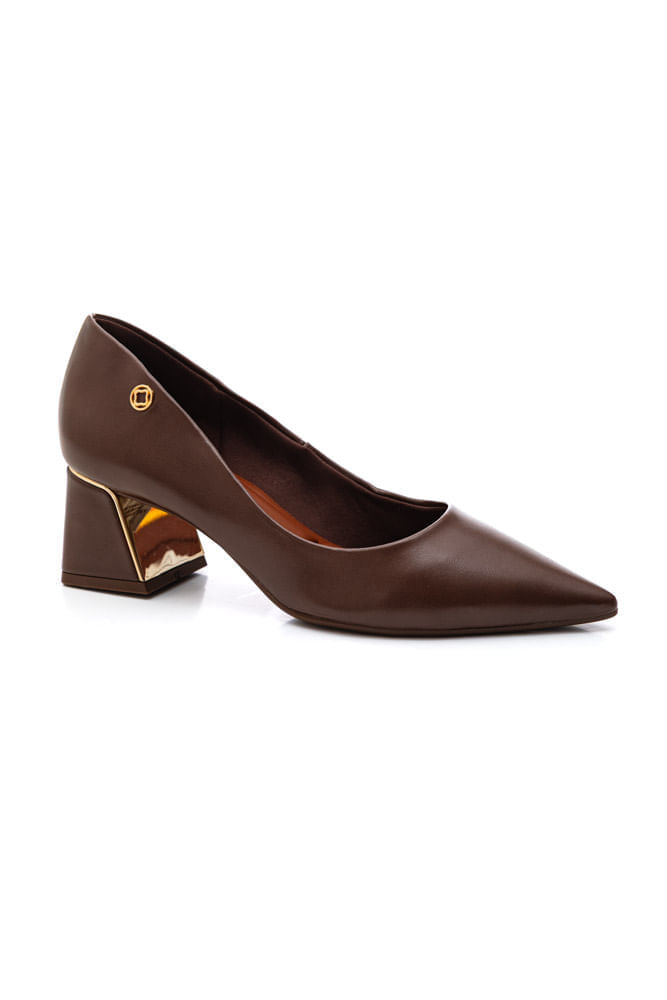 Sapato Bebecê Scarpin Feminino T3862-605 Marrom