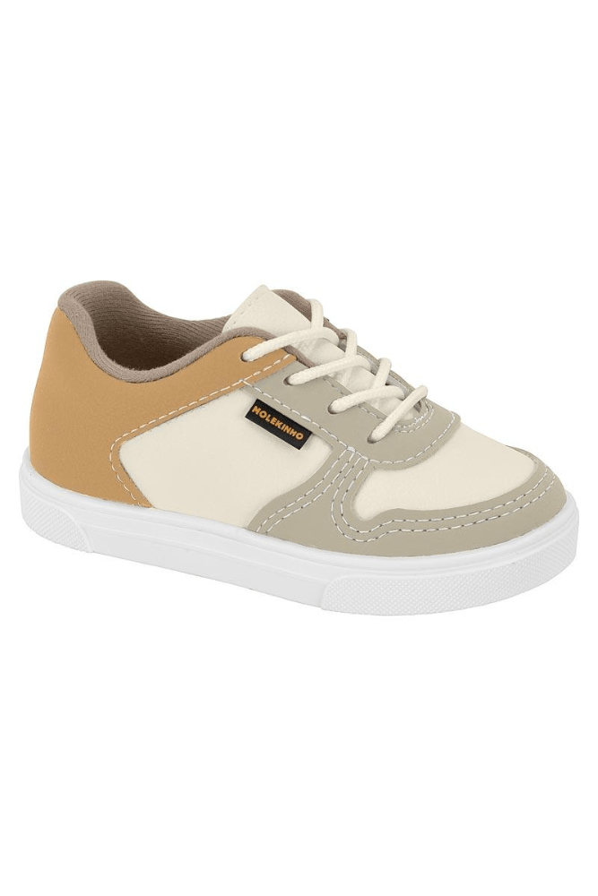 Tênis Molekinho Casual Infantil Menino 2133.176.13958 Off-White