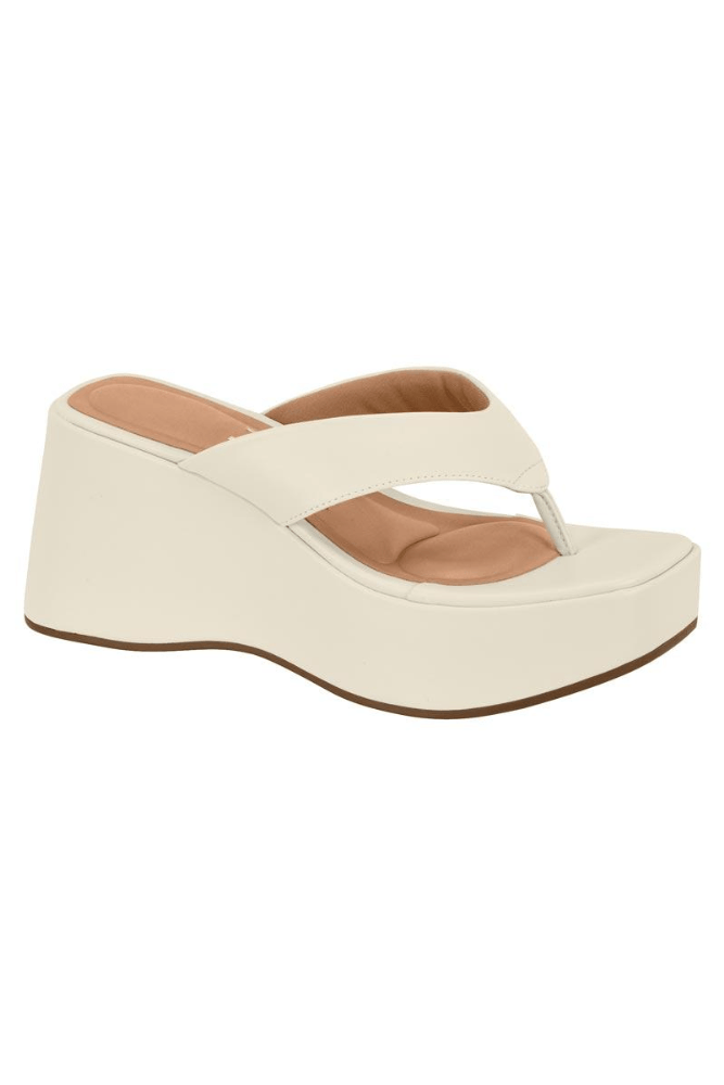 Tamanco Vizzano Anabela Feminino 6559.106.7286 Off-White