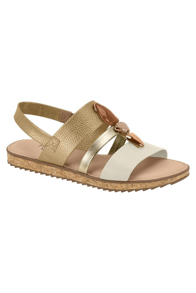 Sandalia Conforto Feminina Modare 7141.144.31121 Off-White