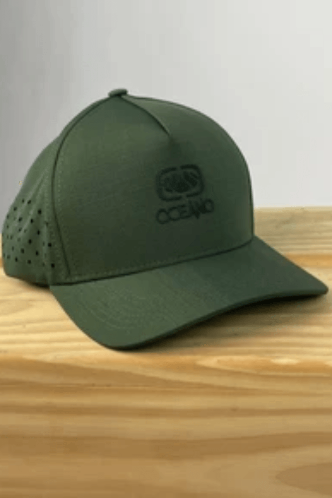 Boné Oceano Ripstop Masculino Aba Curva 44710 Verde Escuro