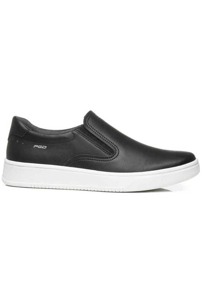 Sapatênis Slip On Pegada Masculino com Amortech Preto