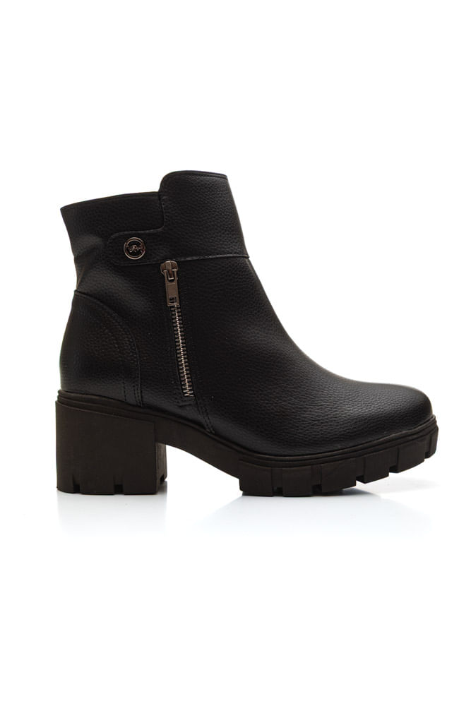 Bota Coturno Via Marte Feminina 001-009-01 Preto
