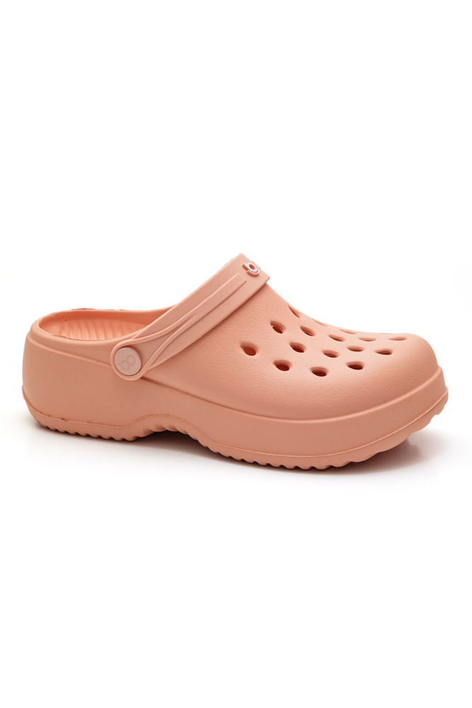 Sandália Babuche Clog Boa Onda Feminina 2522-110-04 Rosa Claro