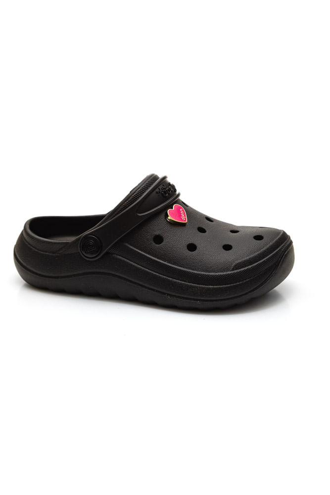 Sandália Babuche Dijean Slide Casual Feminina 43040001 Preto