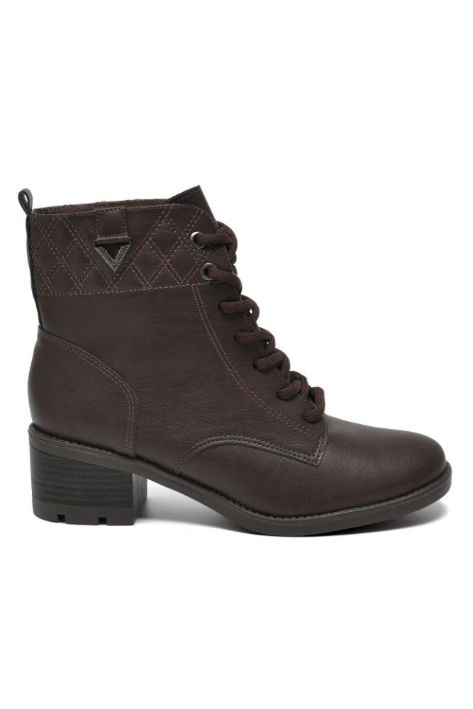 Bota Coturno Feminino Via Marte 002-004-01 Marrom
