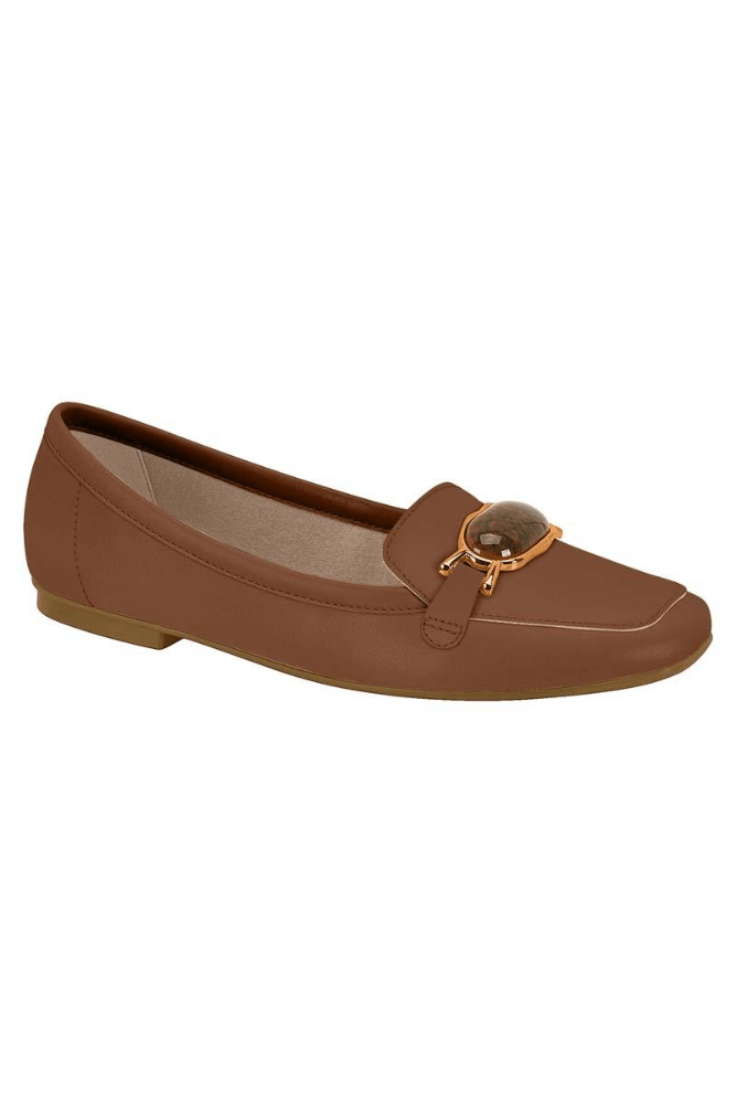 Sapatilha Moleca Casual Feminina Loafer 5829.110.9569 Marrom