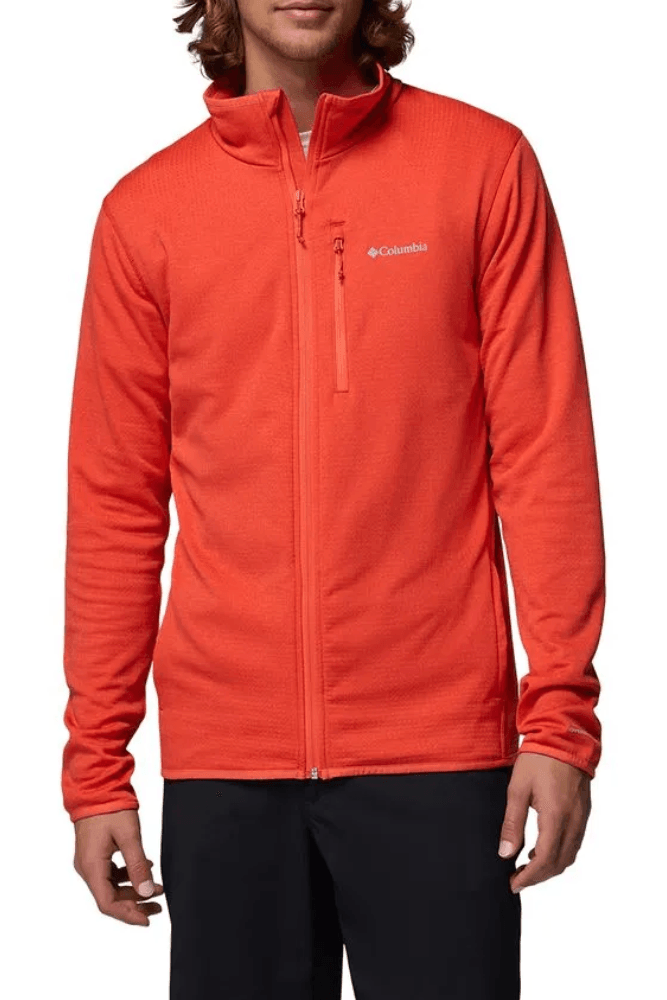 Jaqueta Columbia Fleece Essential Hike Masculino 2136841 Vermelho