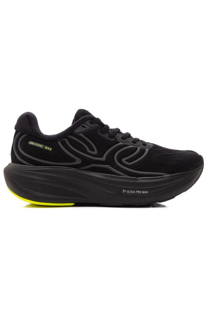 Tênis Olympikus Unissex Corre Max Pto/Pt Preto