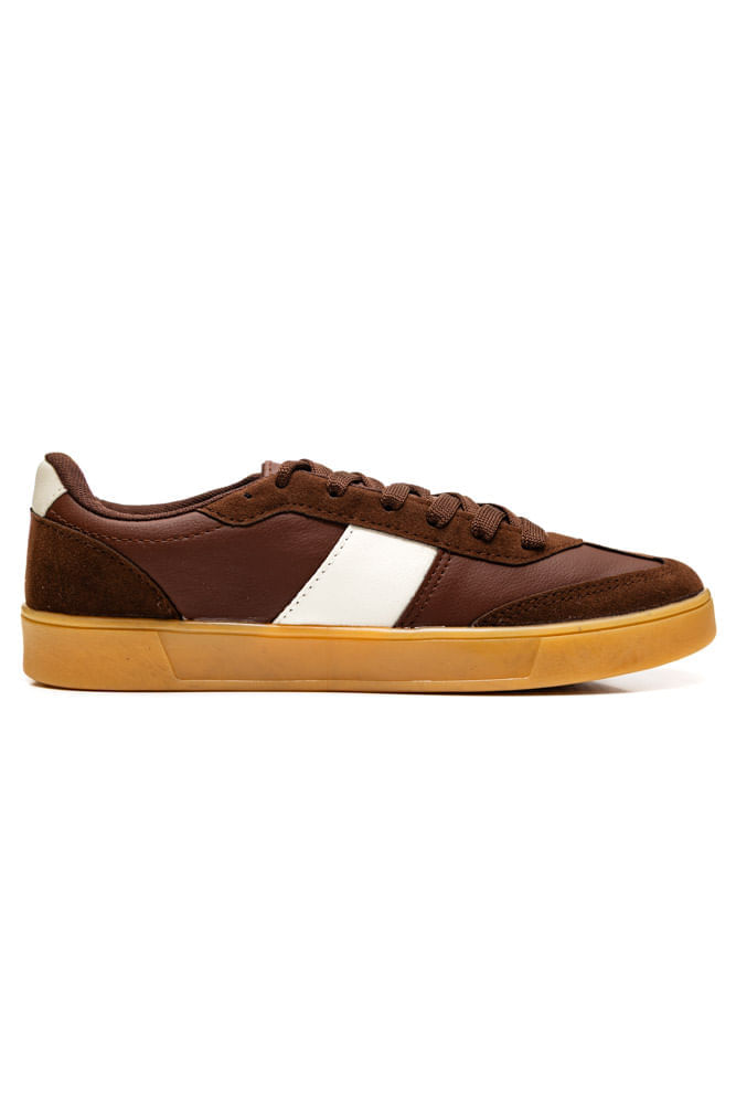 Sapatênis Rayon Casual Masculino R1724 Marrom