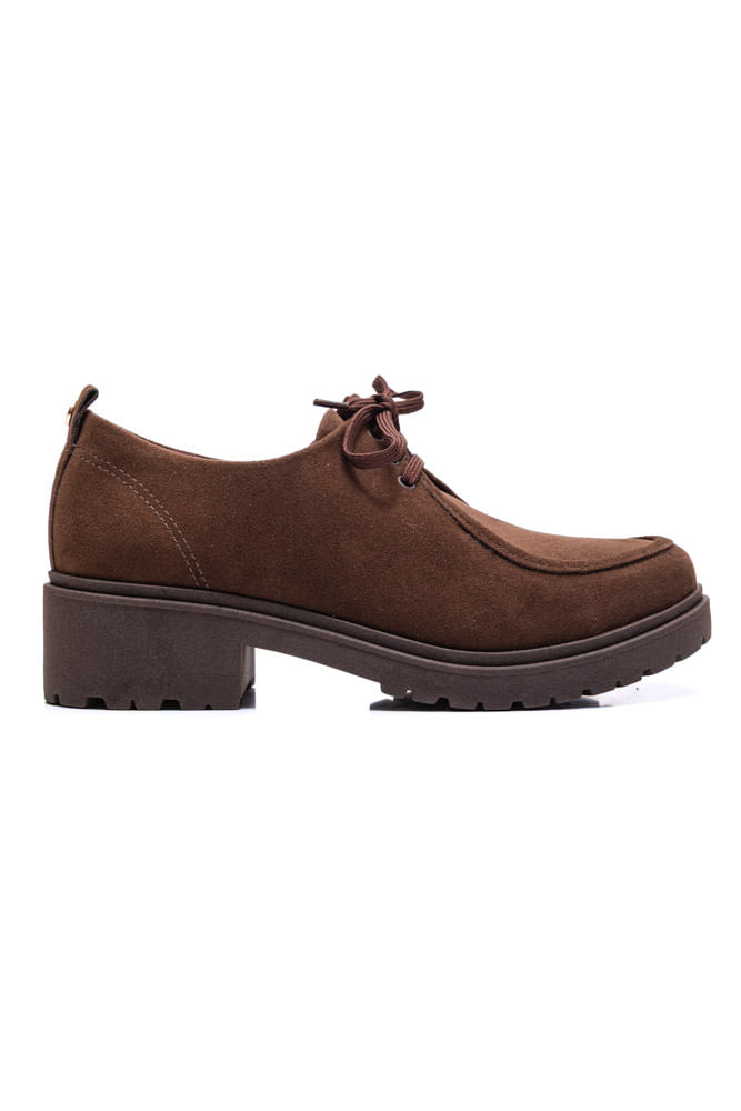 Sapato Quiz Mocassim Oxford Feminino 68-1711-50 Marrom