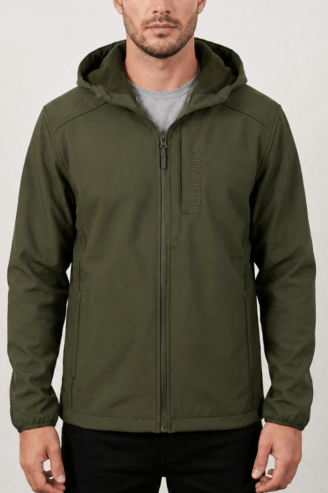 Jaqueta Oceano Quebec Capuz Masculina Peluciado 73001 Verde