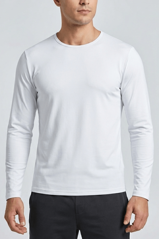 Camiseta Mode On Térmica Básica Masculina 3421 Branco