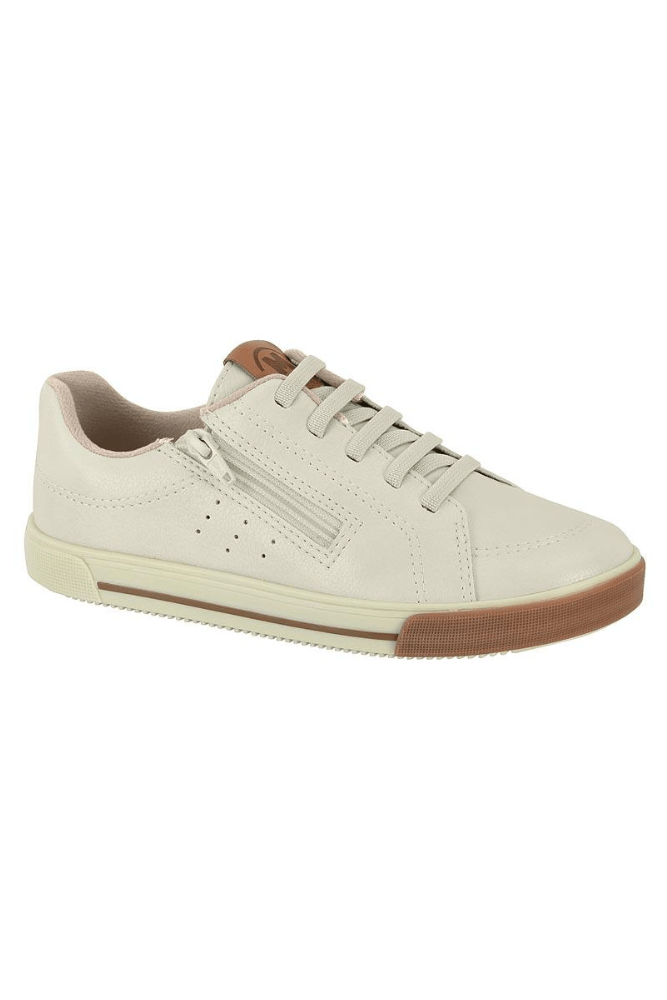 Sapatênis Molekinho Casual Juvenil Menino 2842.209.24995 Off-White