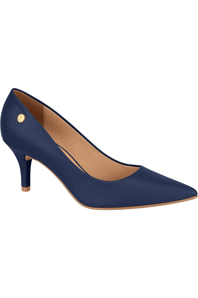 Sapato Vizzano Scarpin Feminino Salto Médio 1185.702 Marinho