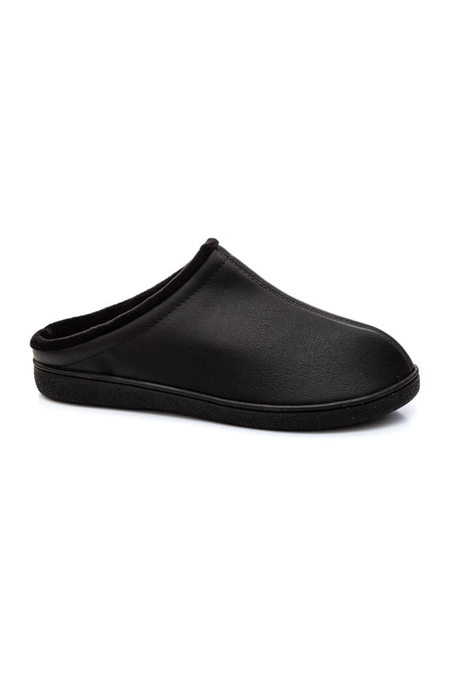 Pantufa Masculina Leffa 754 Preto
