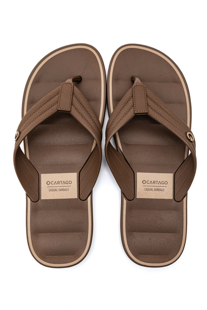 Chinelo Cartago Monterrey Masculino 12643-By990 Marrom