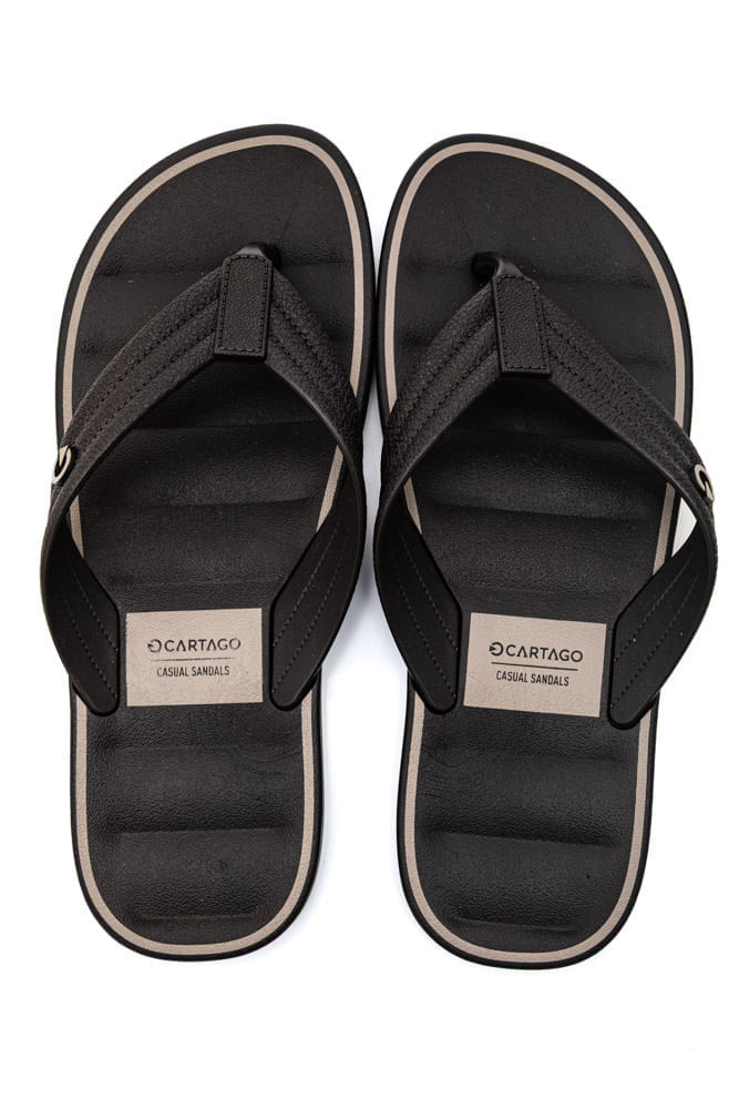 Chinelo Cartago Monterrey Masculino 12643-By992 Preto