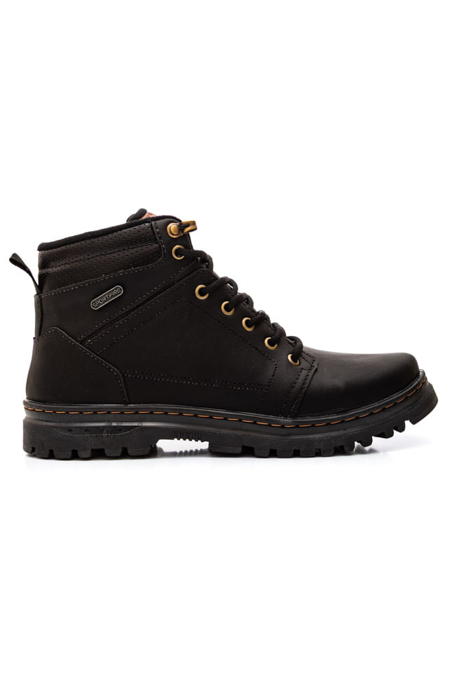 Bota Coturno Sport Fire 0103aex Preto