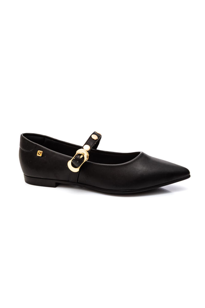 Sapatilha Santinelli Mary Jane Feminina 1662-021-262 Preto