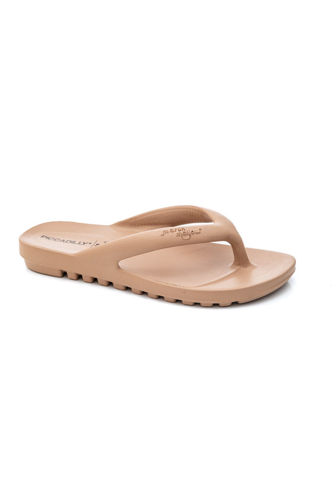 Chinelo Piccadilly Marshmallow Fendi Feminino 242001 Bege