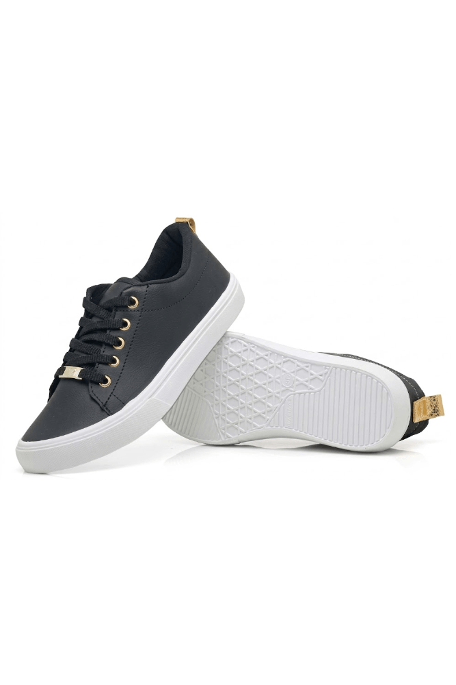 Tênis Moda Leve Casual Feminino 600 Preto