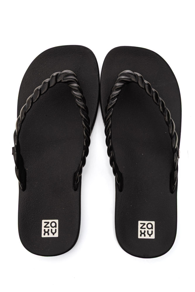 Chinelo Zaxy Feminino Cereja 19335-Bt763 Preto