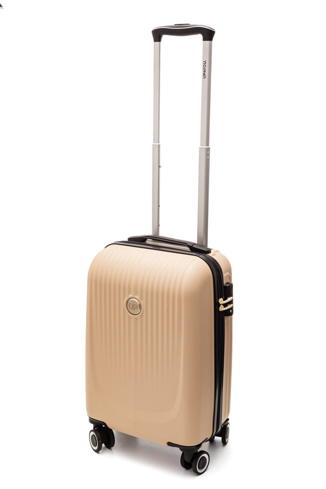 Malas Luxcel Rigidas Rodas 360° Mf10545up-P Bege