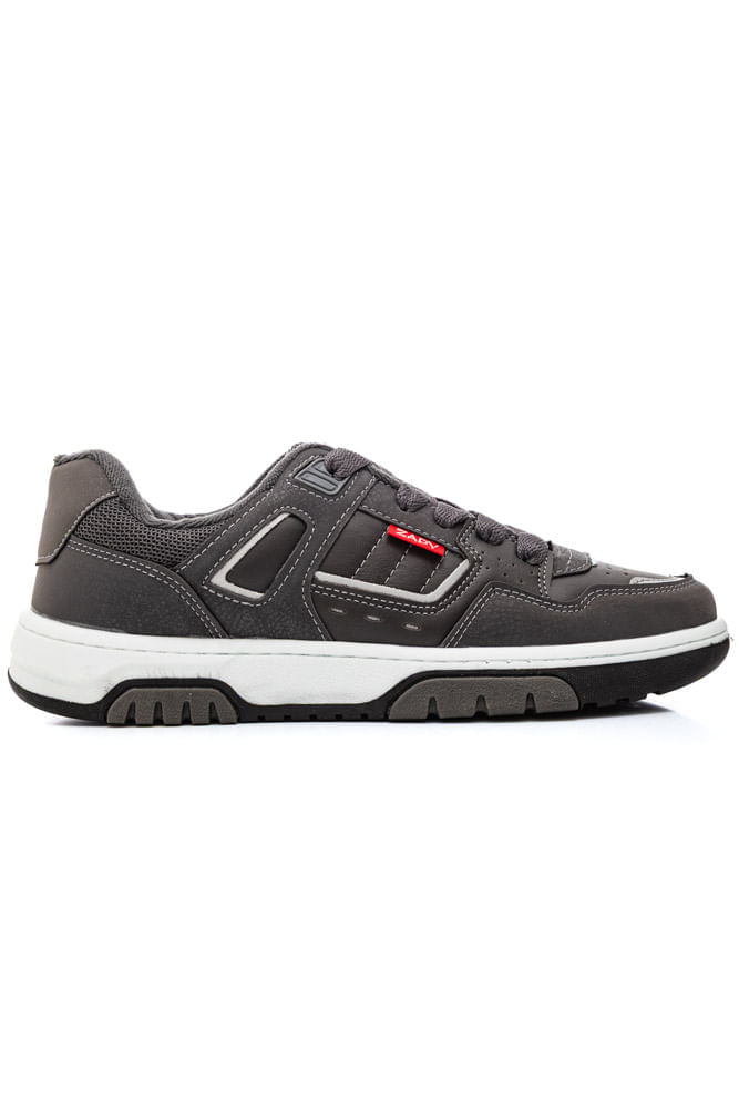 Tênis Zapy Casual Street Masculino 7274 Chumbo
