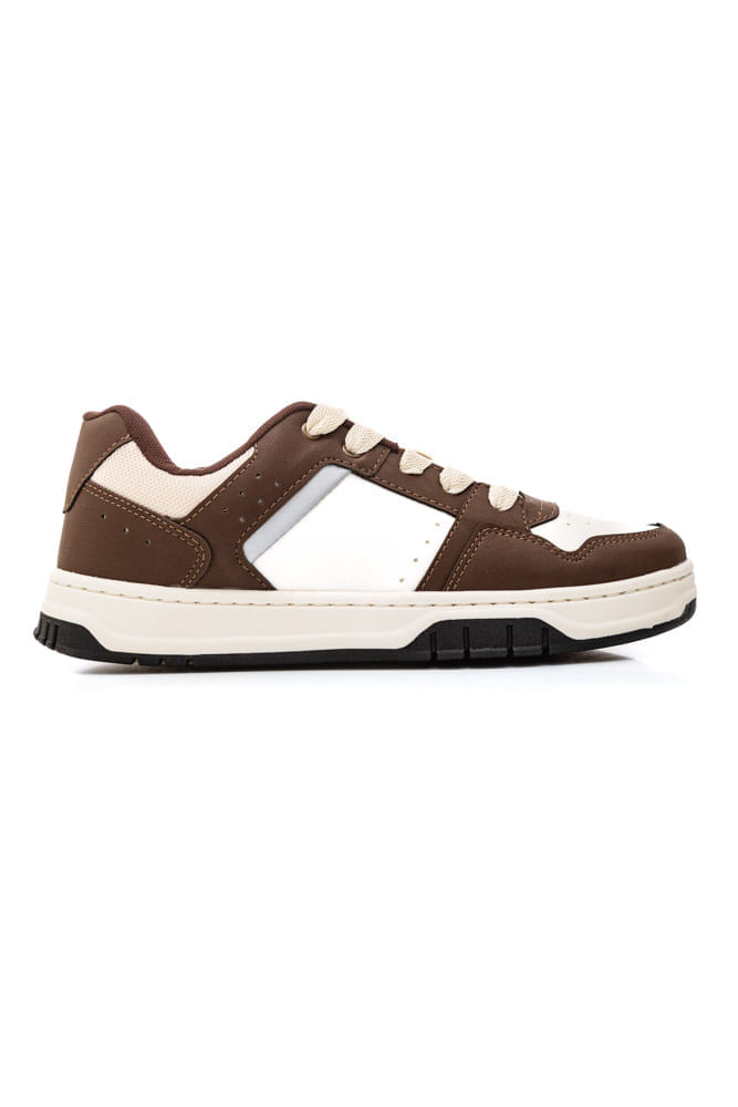Tênis Zapy Casual Maculino 7284 Marrom