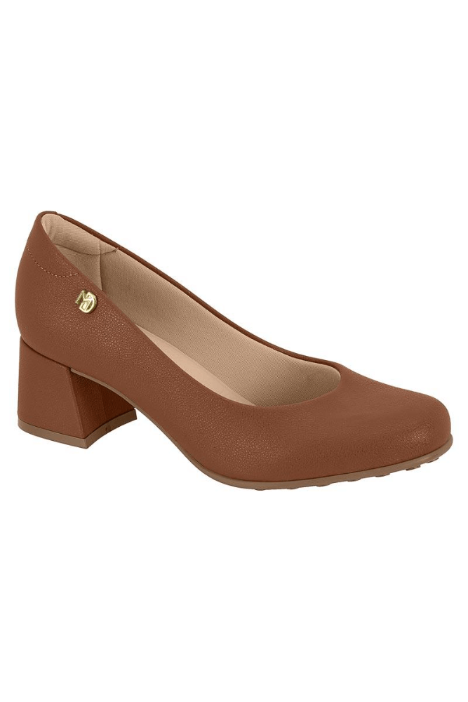 Sapato Modare Salto Baixo  Feminino 7373.100new Marrom