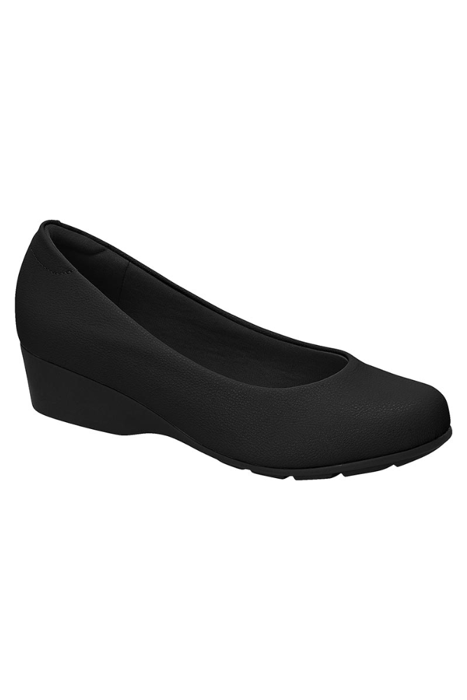 Sapato Conforto Feminino Modare 7014.200 Ultraconforto Preto