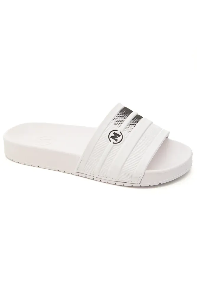 Chinelo Molekinho Slide Juvenil Menino 2406.130.21189 Branco