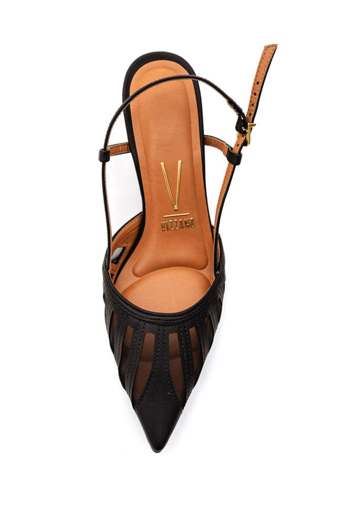Sapato Vizzano Chanel Feminino 1456.116.7286 Preto