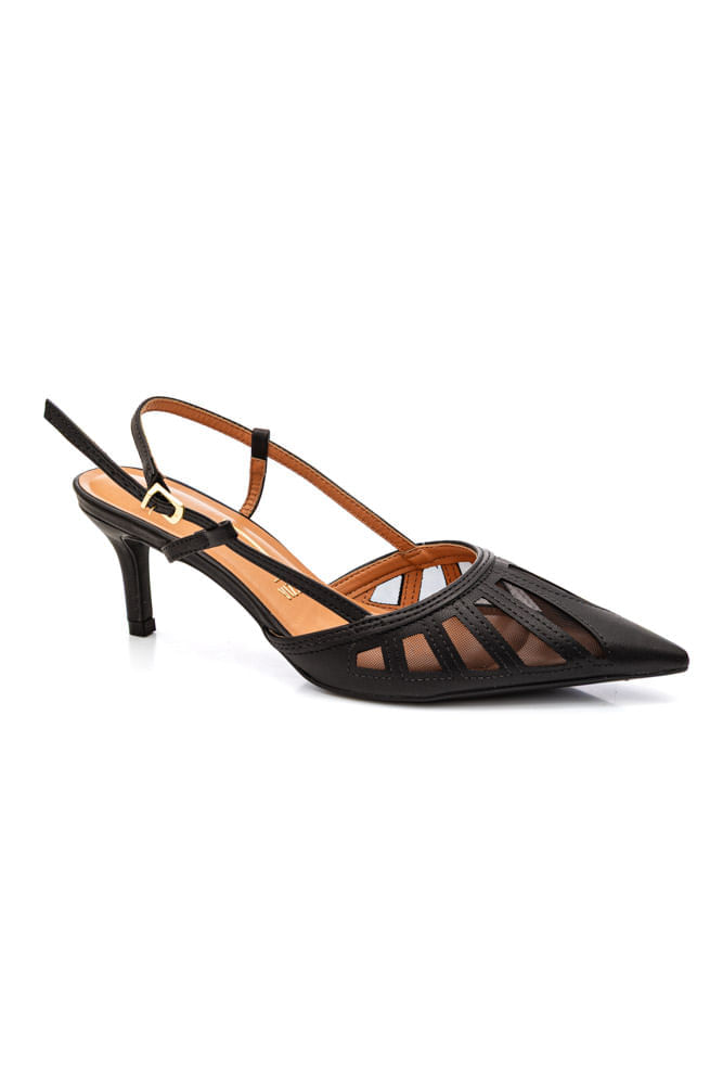 Sapato Vizzano Chanel Feminino 1456.116.7286 Preto
