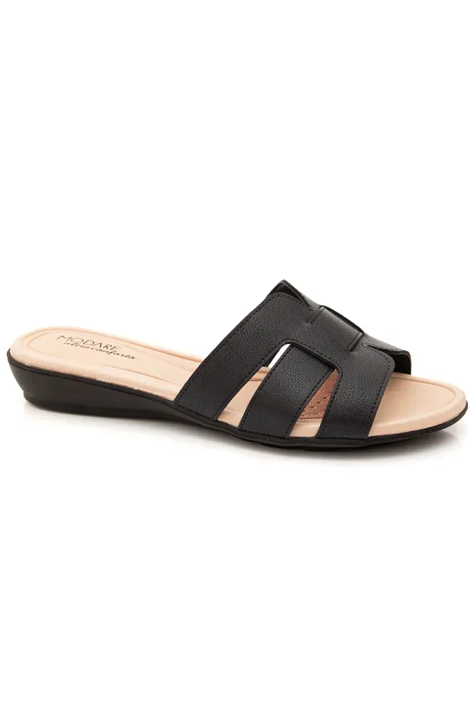 Tamanco Modare Slide Feminino Salto Baixo 7127.264.21736 Preto